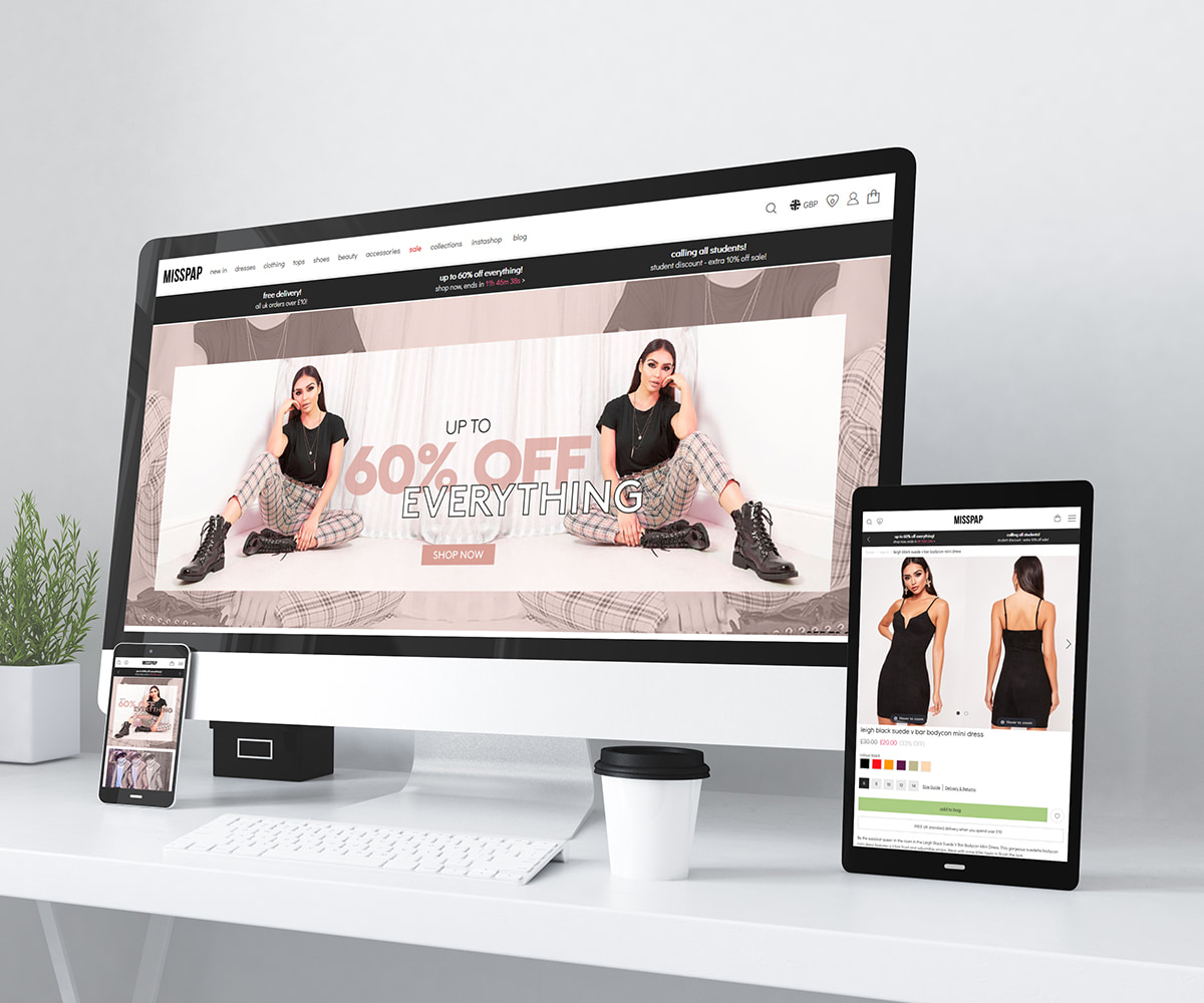 Misspap Website Design Screenshot