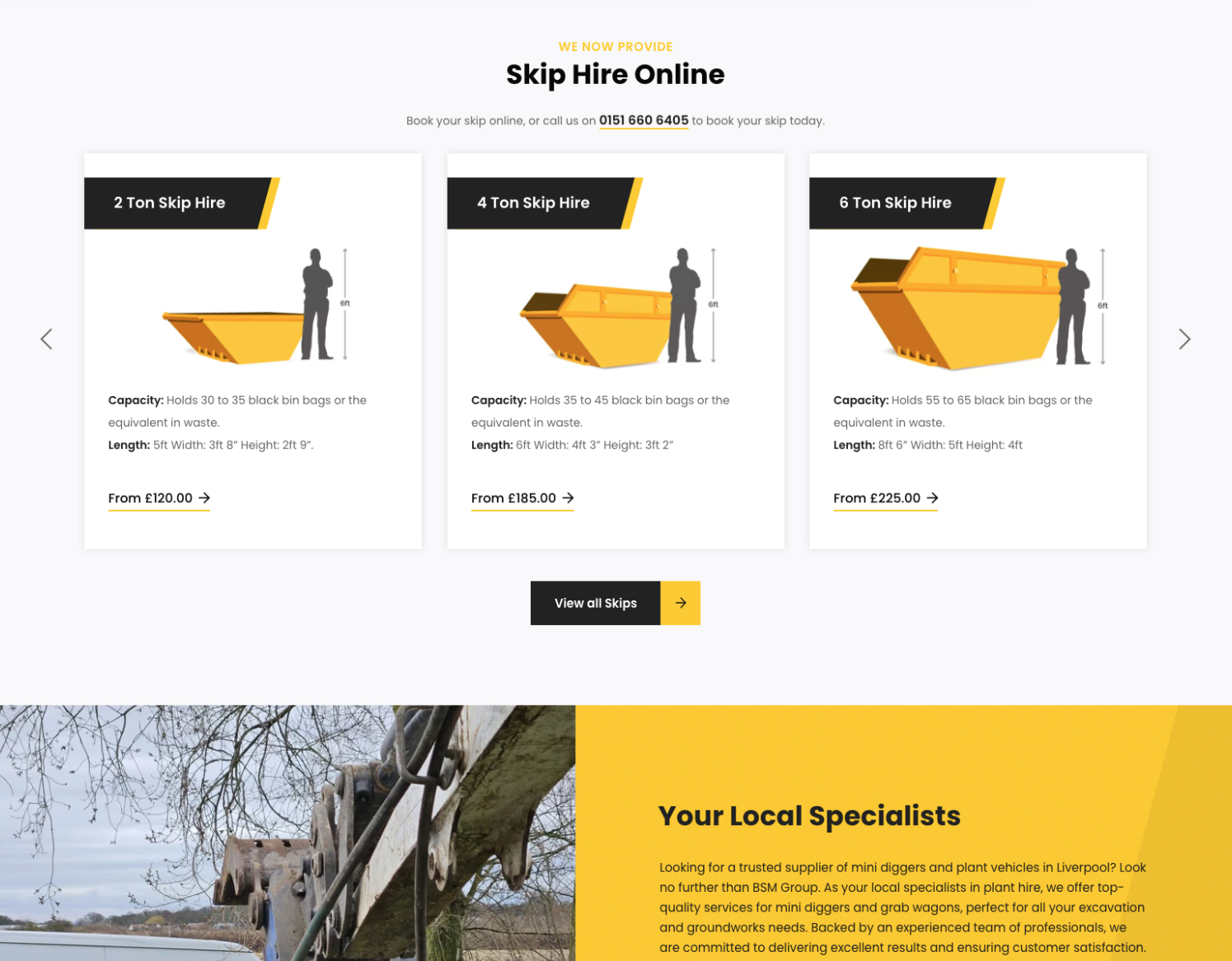 Skip Hire Example
